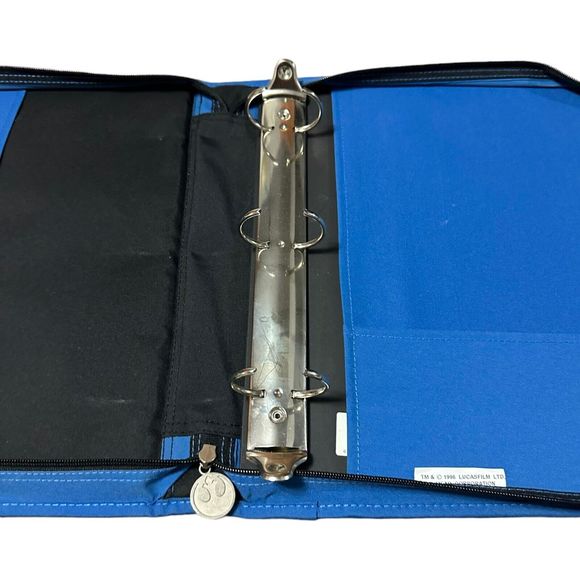 Vtg Mead Trapper Keeper 3 Ring Binder Star Wars Darth Vader Lucasfilms 1996 HTF - Picture 11 of 16